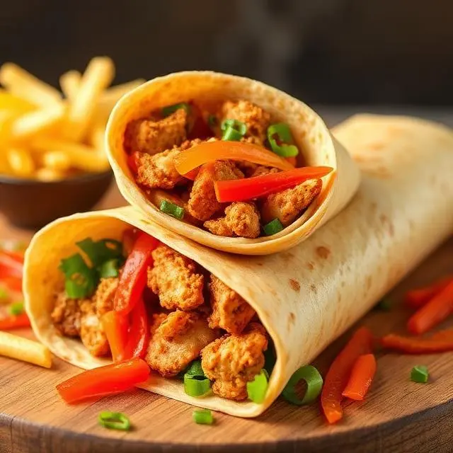 Firecracker Chicken Wraps