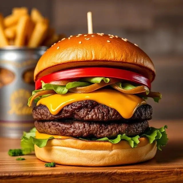 Half-Pound Cheeseburger