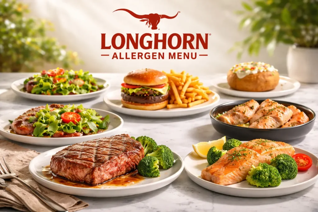 Longhorn Allergen Menu