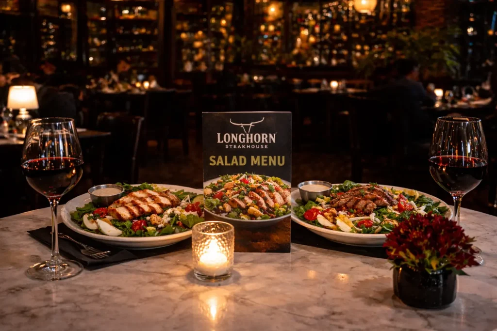 Longhorn Steakhouse Salad Menu