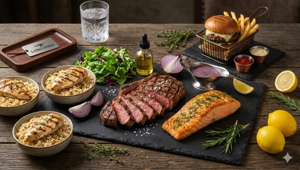 llonghorn lunch menu