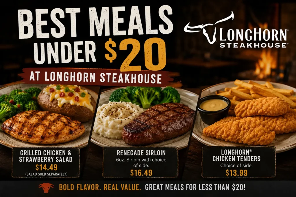 Best Meals Under $20 at LongHorn Steakhouse