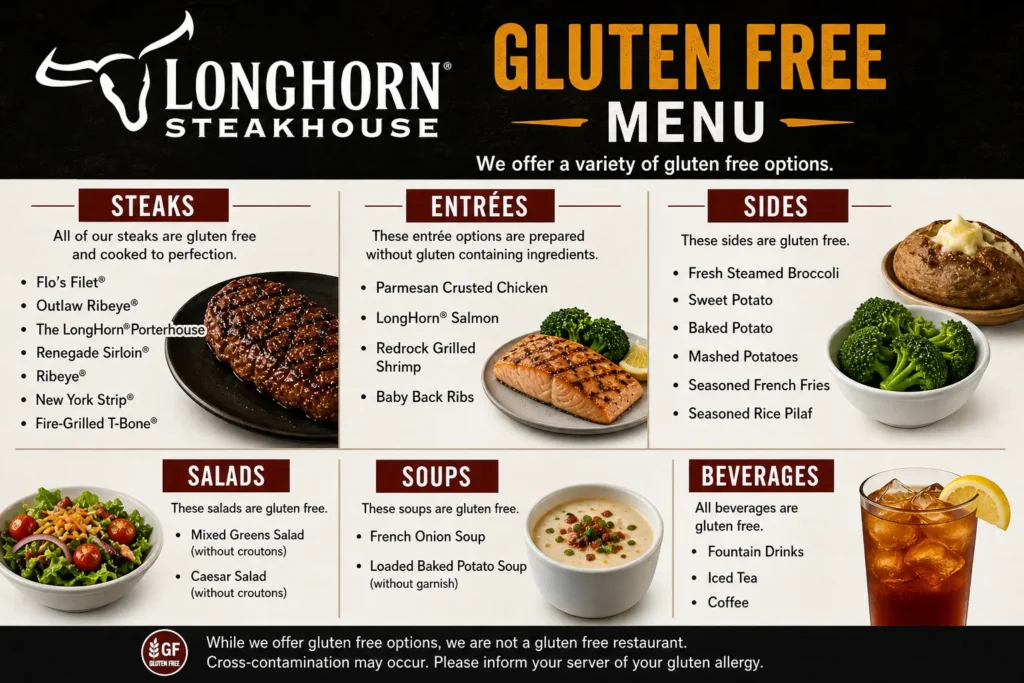 Gluten Free Menu